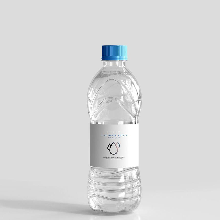 不同规格的矿泉水瓶样机