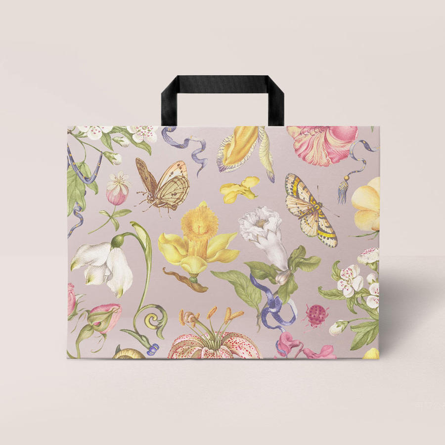 高档手提袋贴图样机