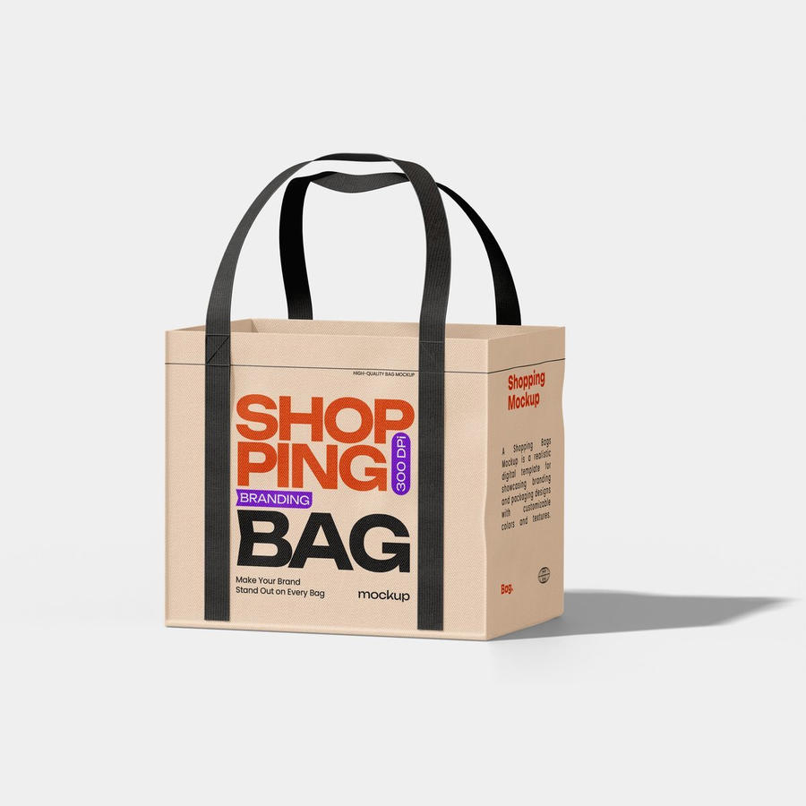 手提袋购物袋样机