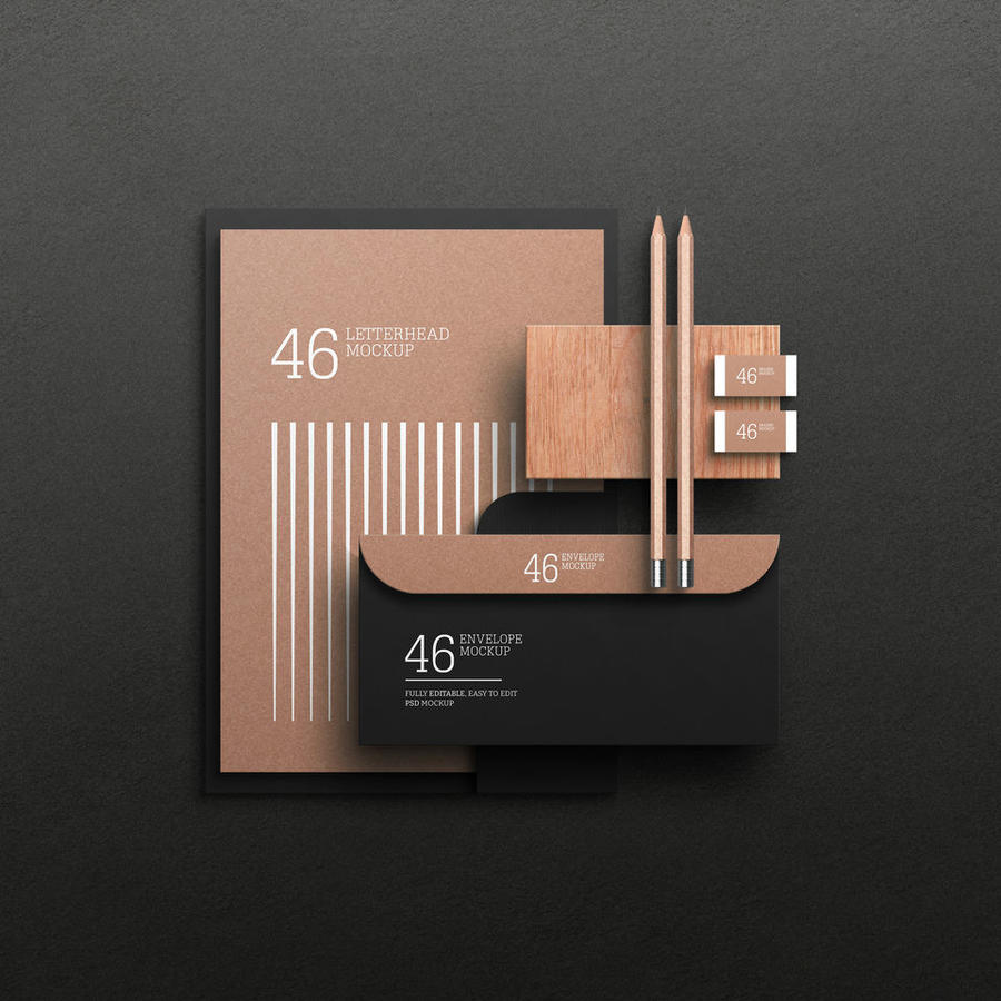 品牌vi办公用品样机