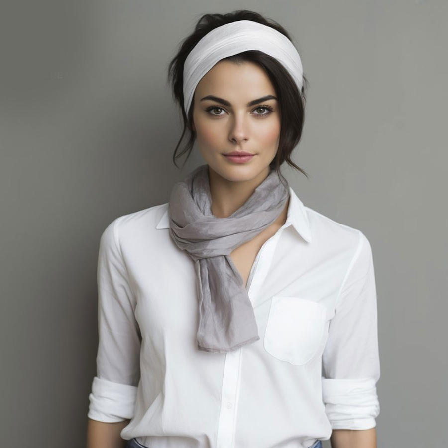 【2040期】实拍女生头巾丝巾样机 (23)