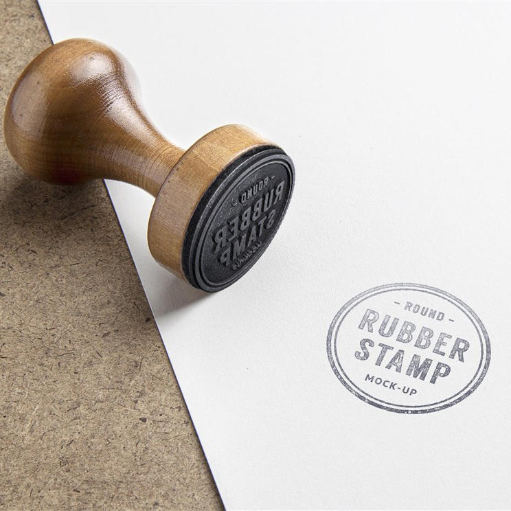 印章logo智能贴图样机