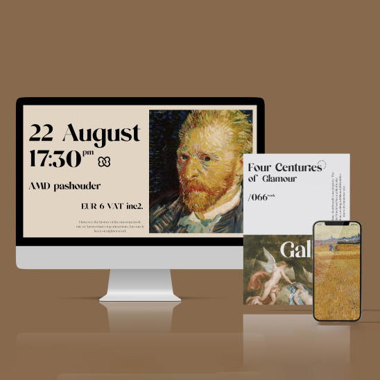 美术艺术展览馆DM单宣传单海报光盘封面笔记本电脑手机界面样机