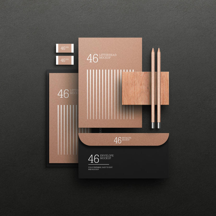 品牌vi办公用品样机