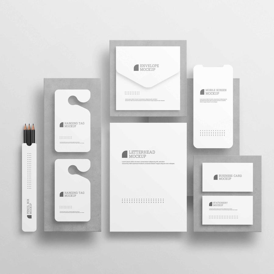 白色简约风vi样机