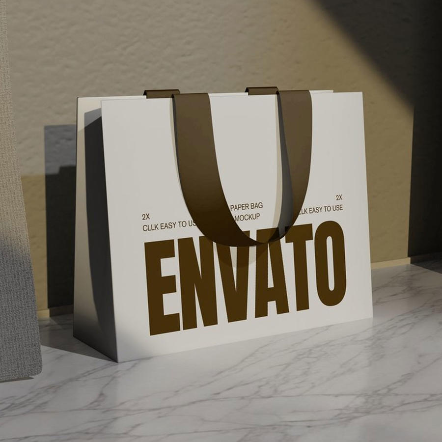 购物袋纸袋样机