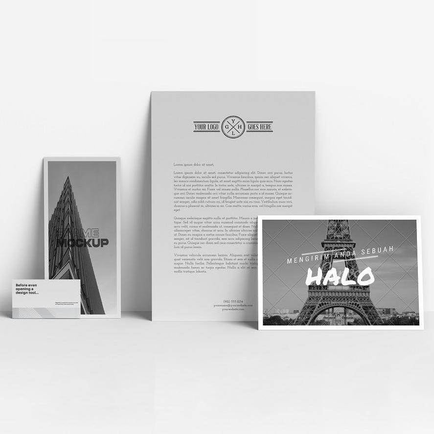 文具套装品牌vi样机