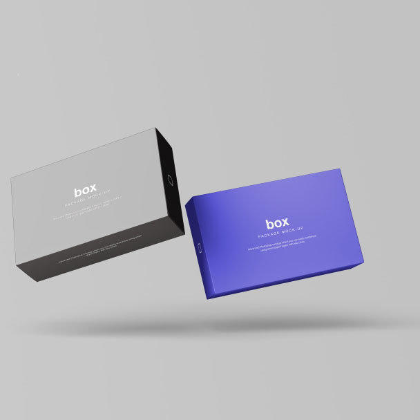 产品包装盒样机psd分层素材包装盒素材