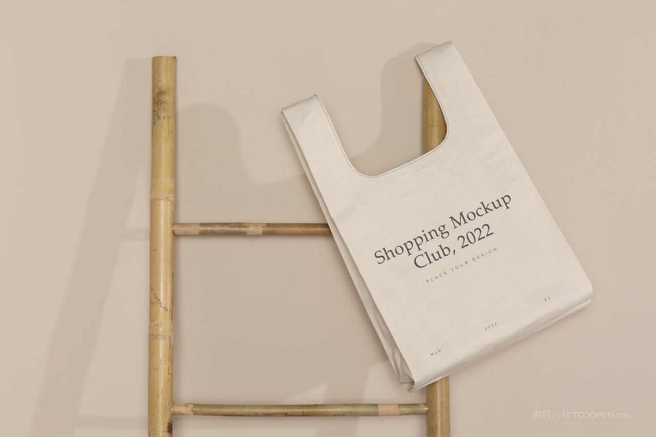 环保袋贴图样机无纺布手提袋样机