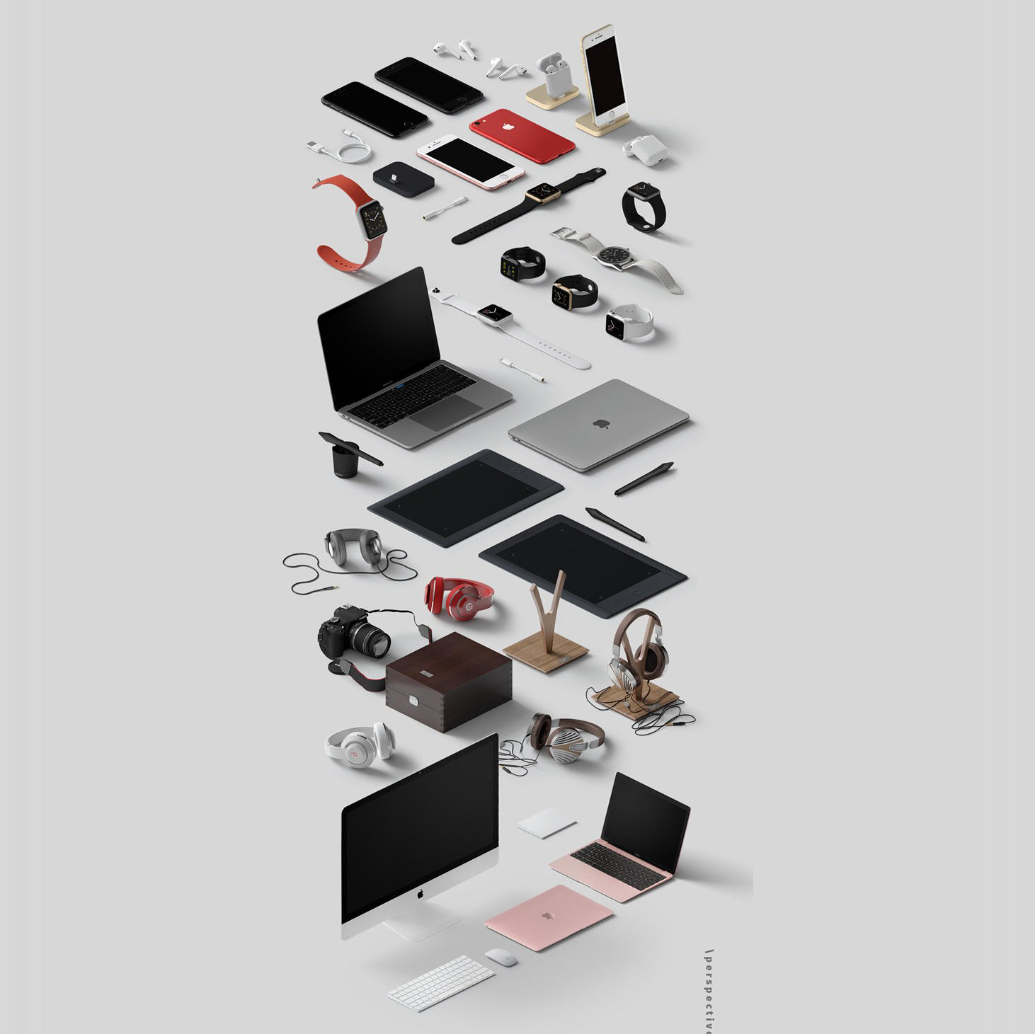 iphone macbook watch airpot 绘图板耳机单反包装样机