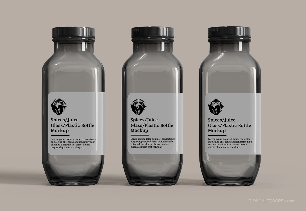 【2069期】果酱果汁玻璃瓶样机 (3)