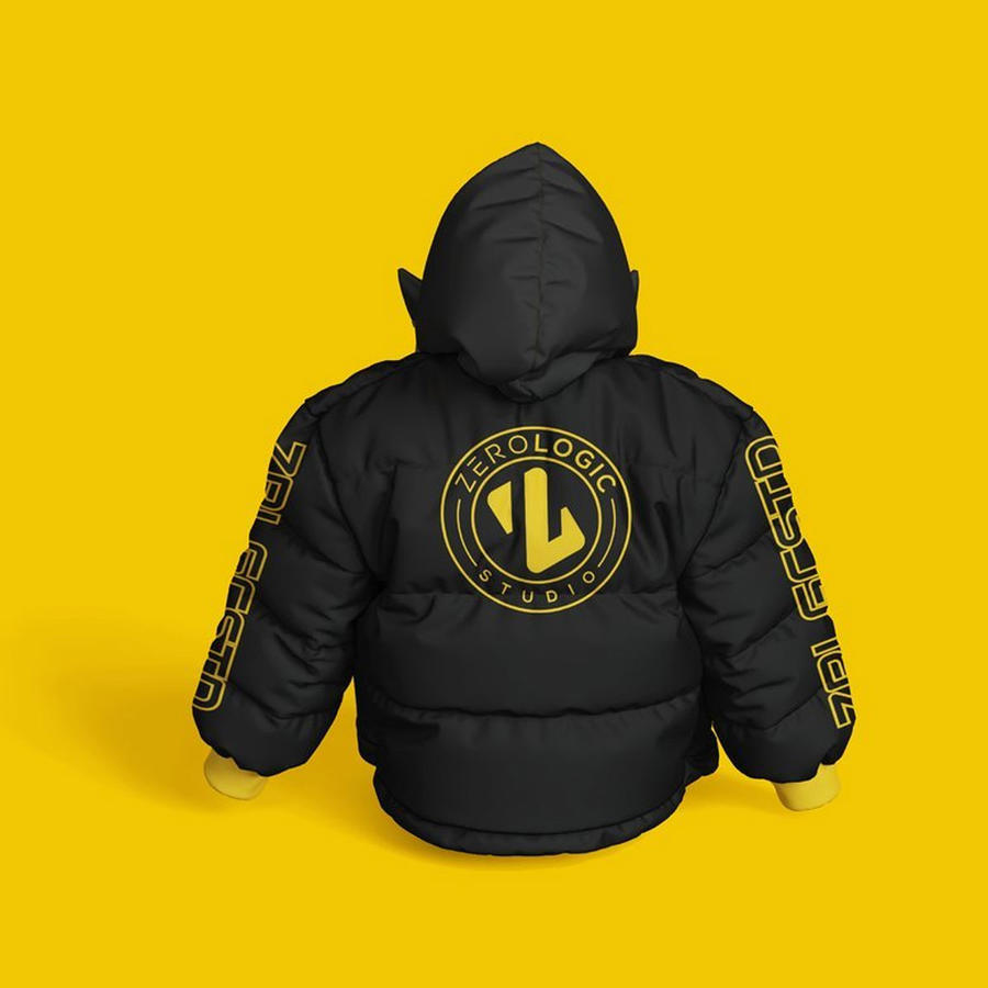 男士羽绒服样机