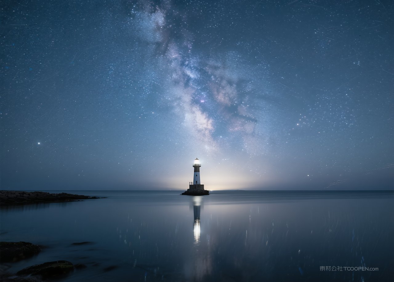 海景海滩海边风光风景唯美天空大海自然