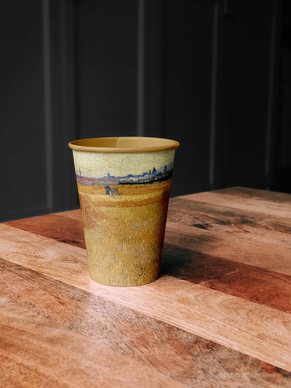 美术艺术展览馆水杯纸杯咖啡杯样机