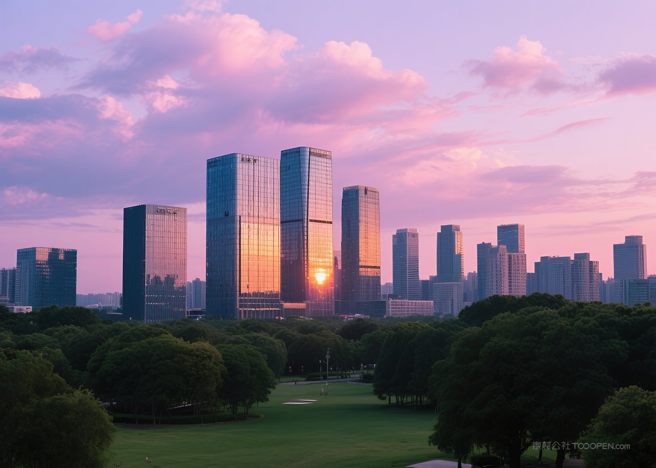 天空唯美云层风景云彩日落自然高清