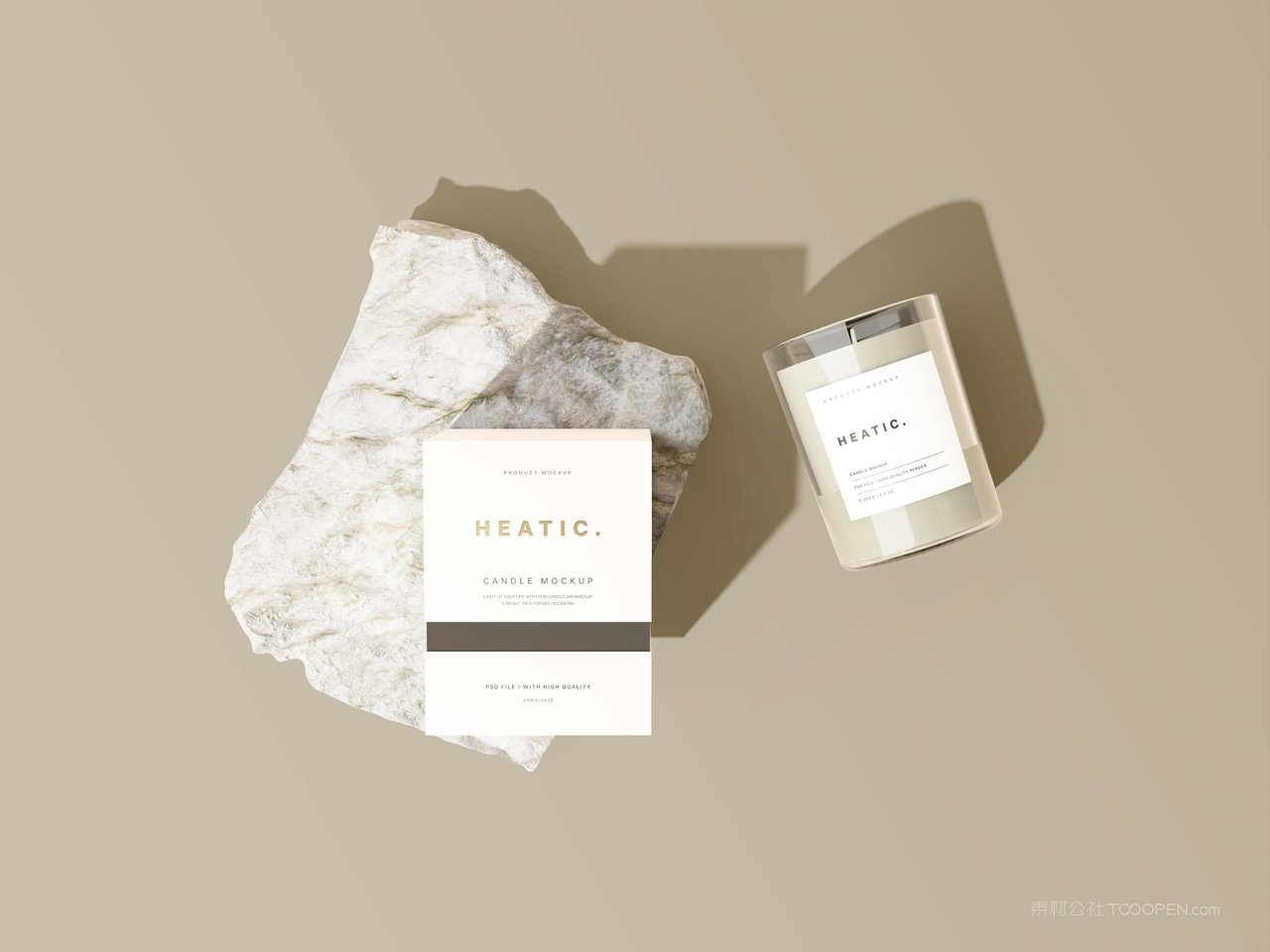 蜡烛香薰场景样机