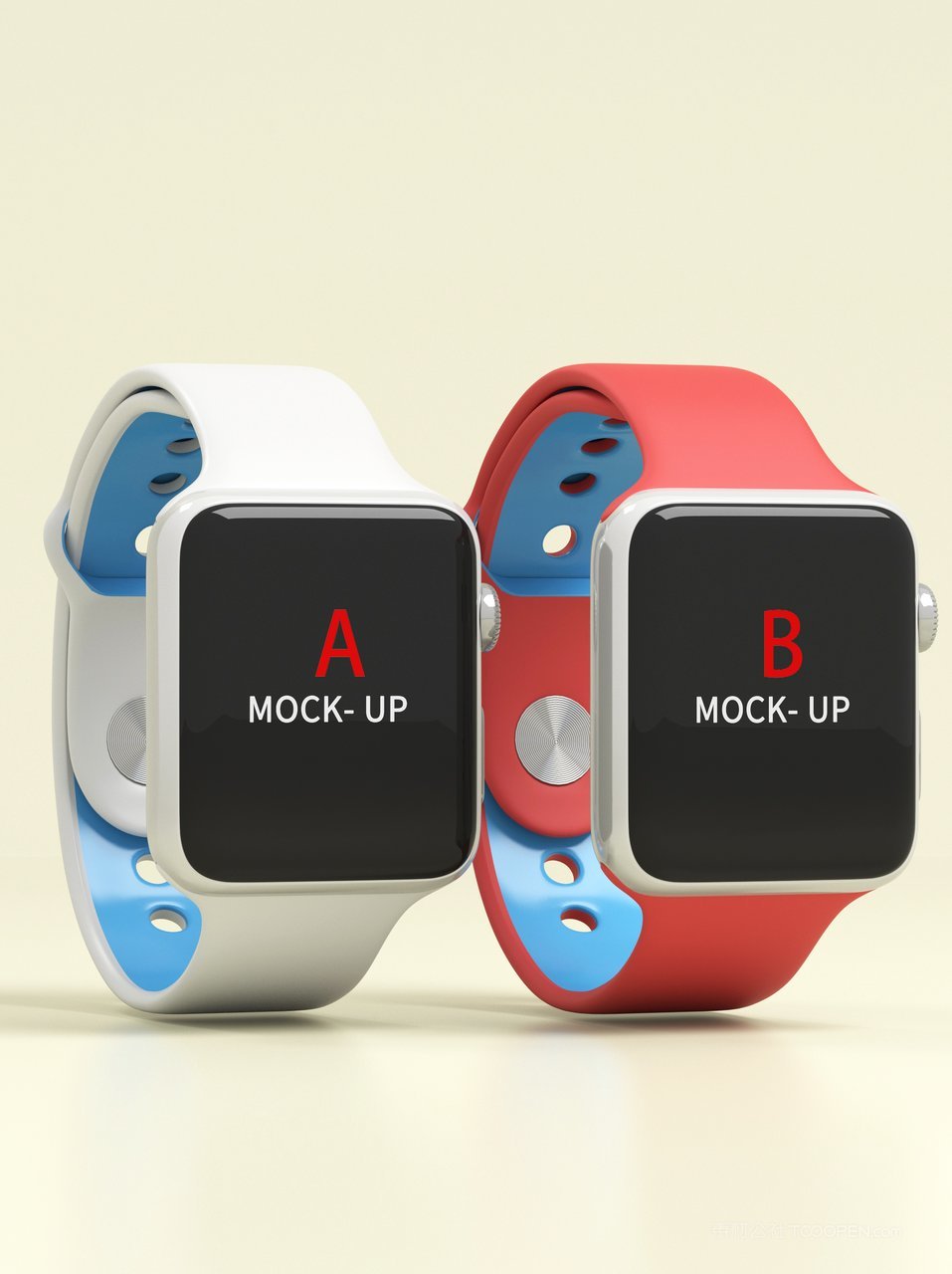 苹果手表表盘界面ui样机合集 (2)