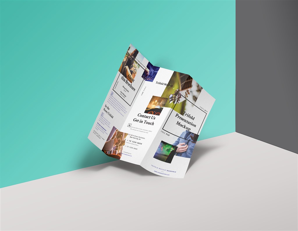 三折页样机模版