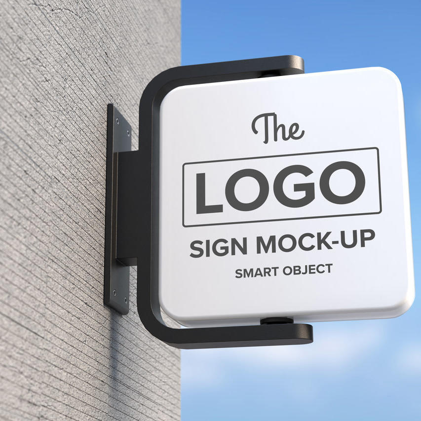 店招logo样机店面招牌样机