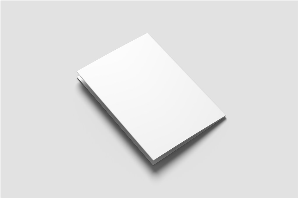 32开三折页样机模板PSD分层素材