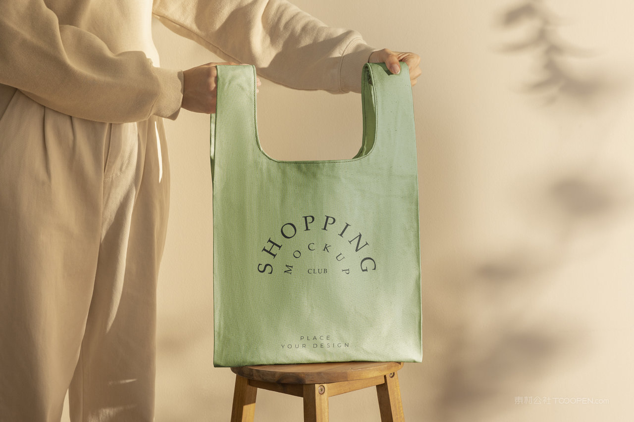 帆布包样机环保袋贴图样机