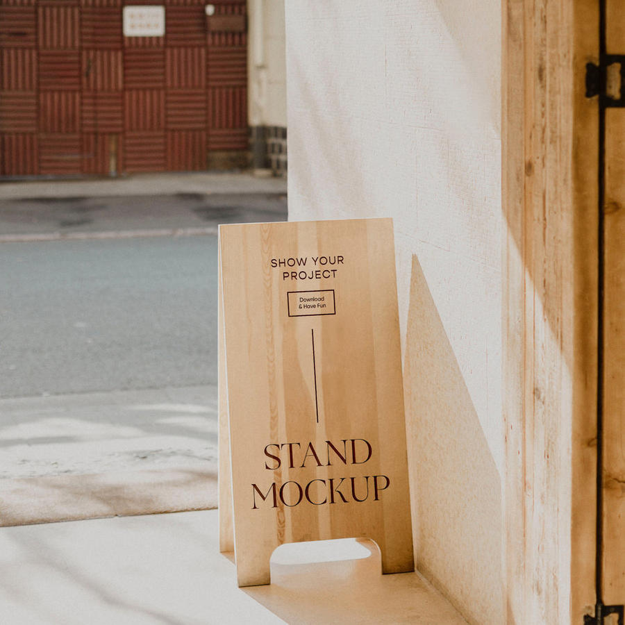 咖啡店招牌餐饮店招牌门旁木质招牌广告