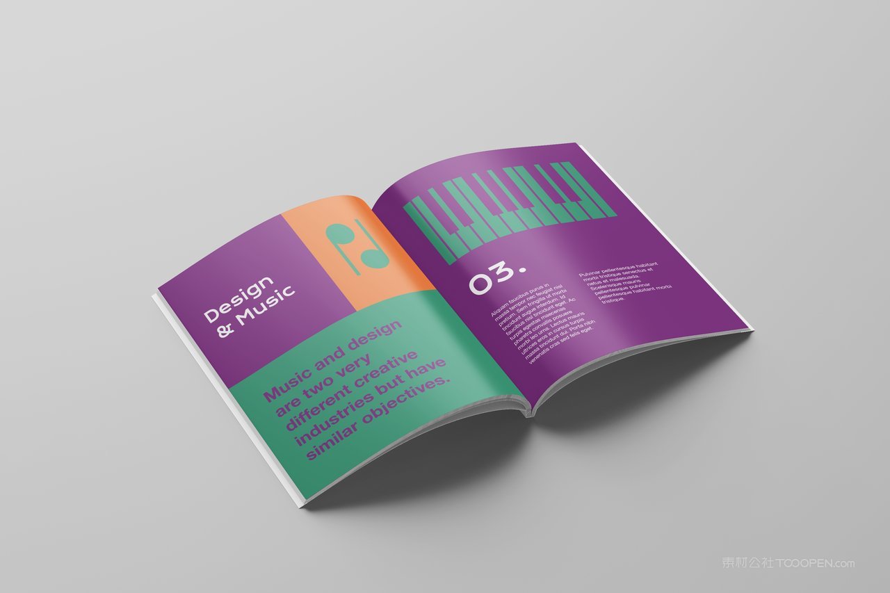 a4画册杂志设计展示样机 (8)