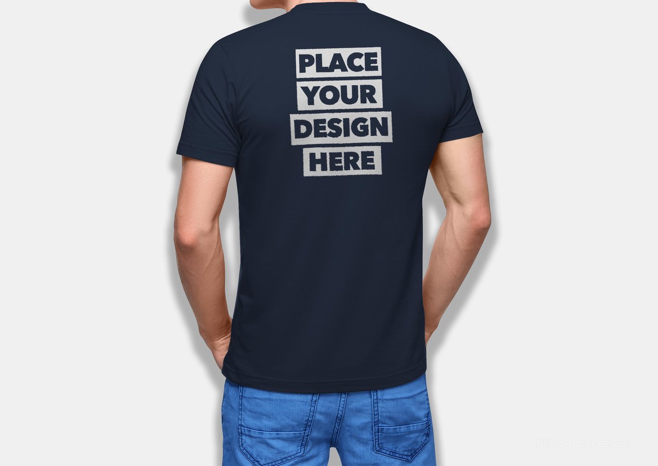 男士短袖T恤样机