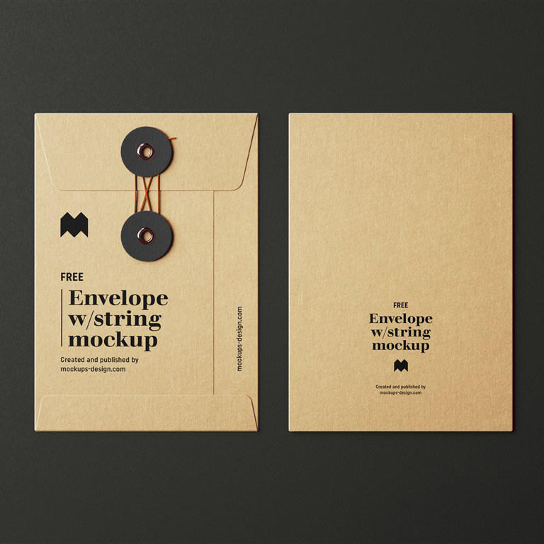 VI系统信封样机模版