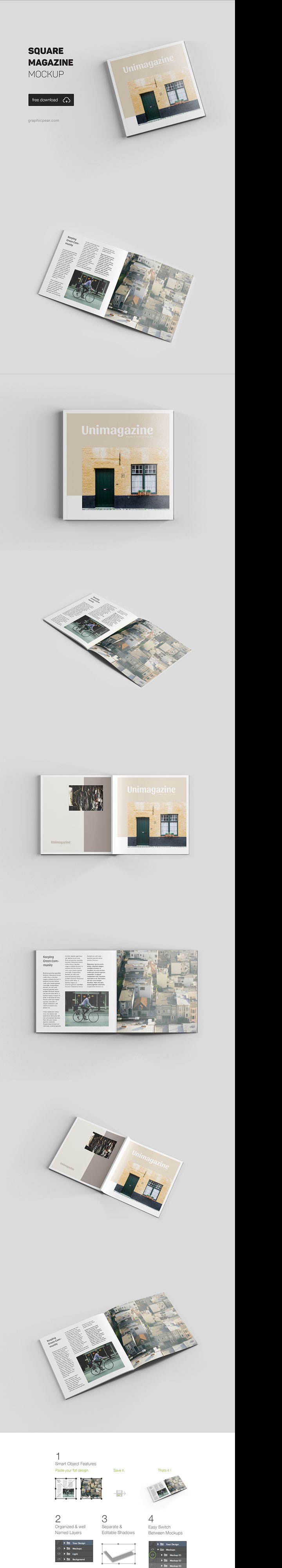 家居杂志画册样机