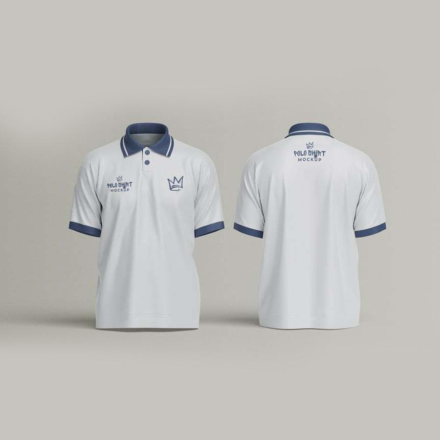 正面和背面t恤样机