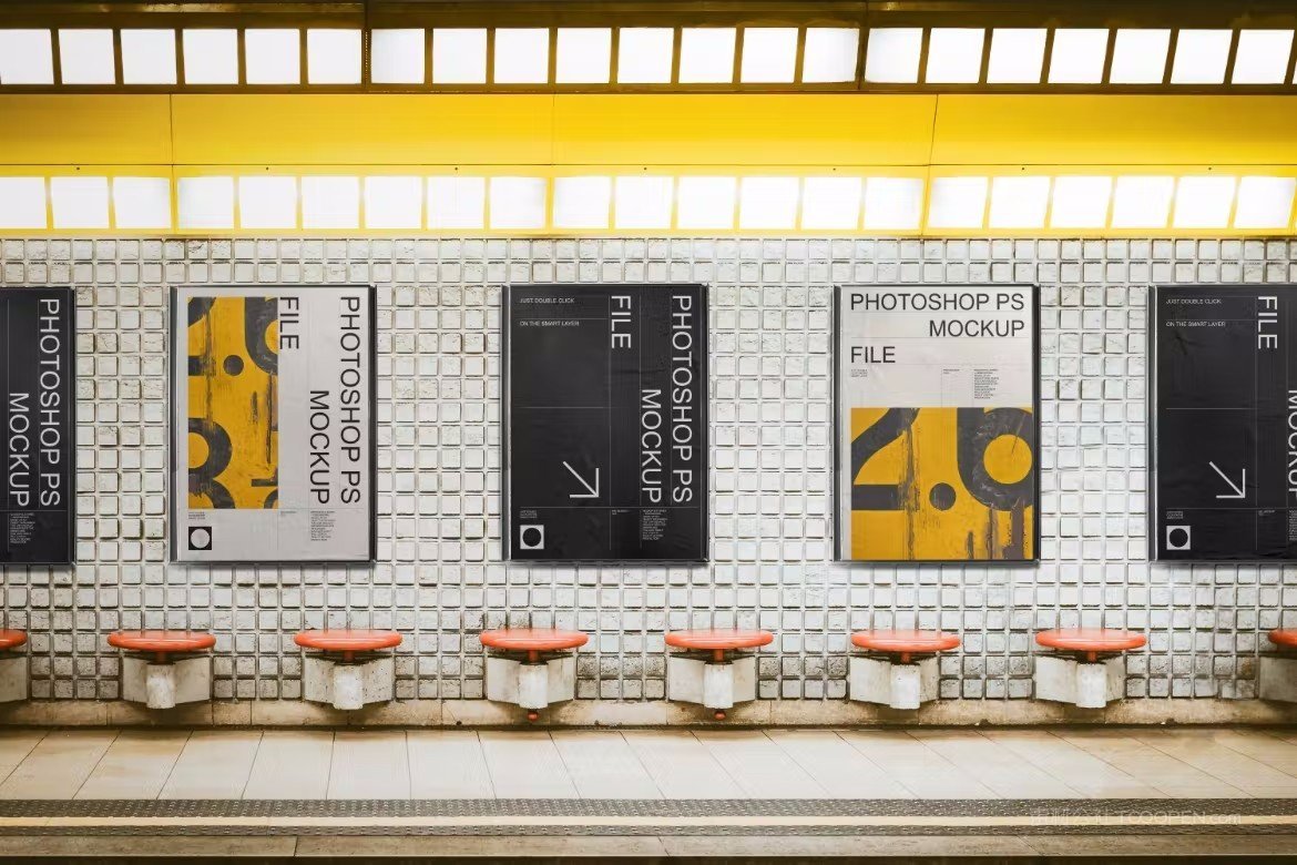 户外广告牌样机模板