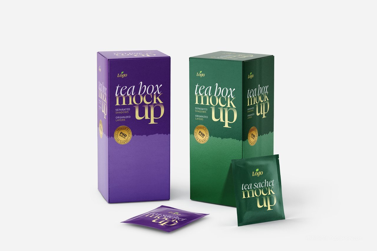 简易便携茶包创意茶叶包装ps样机合集 (8)