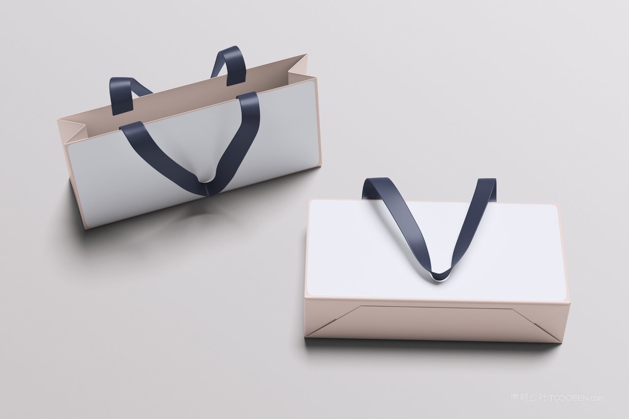 纸袋购物袋样机