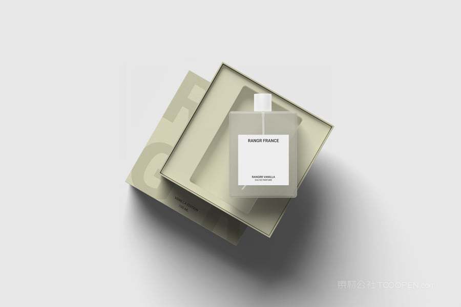 香水盒场景样机