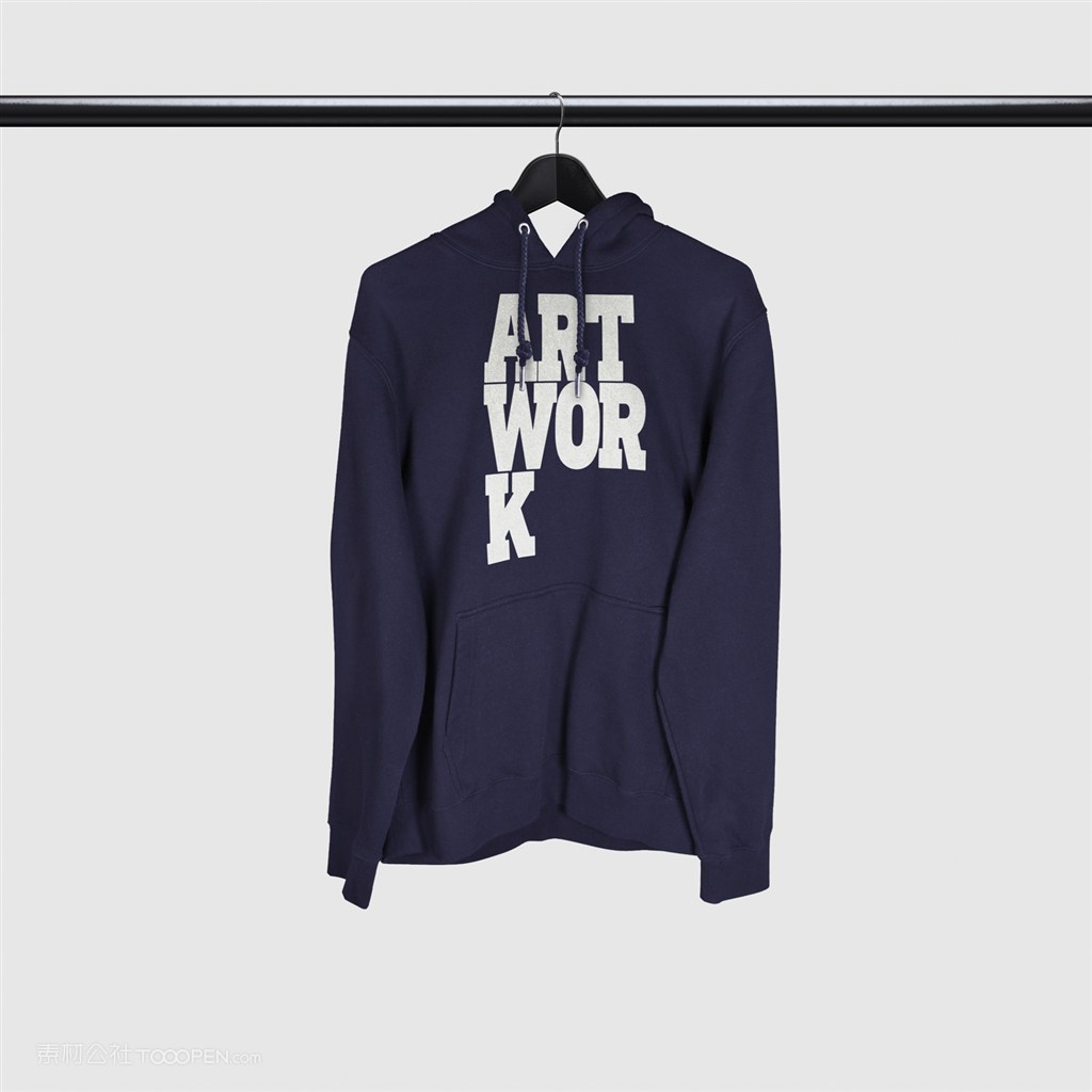 卫衣套头衫服装展示样机