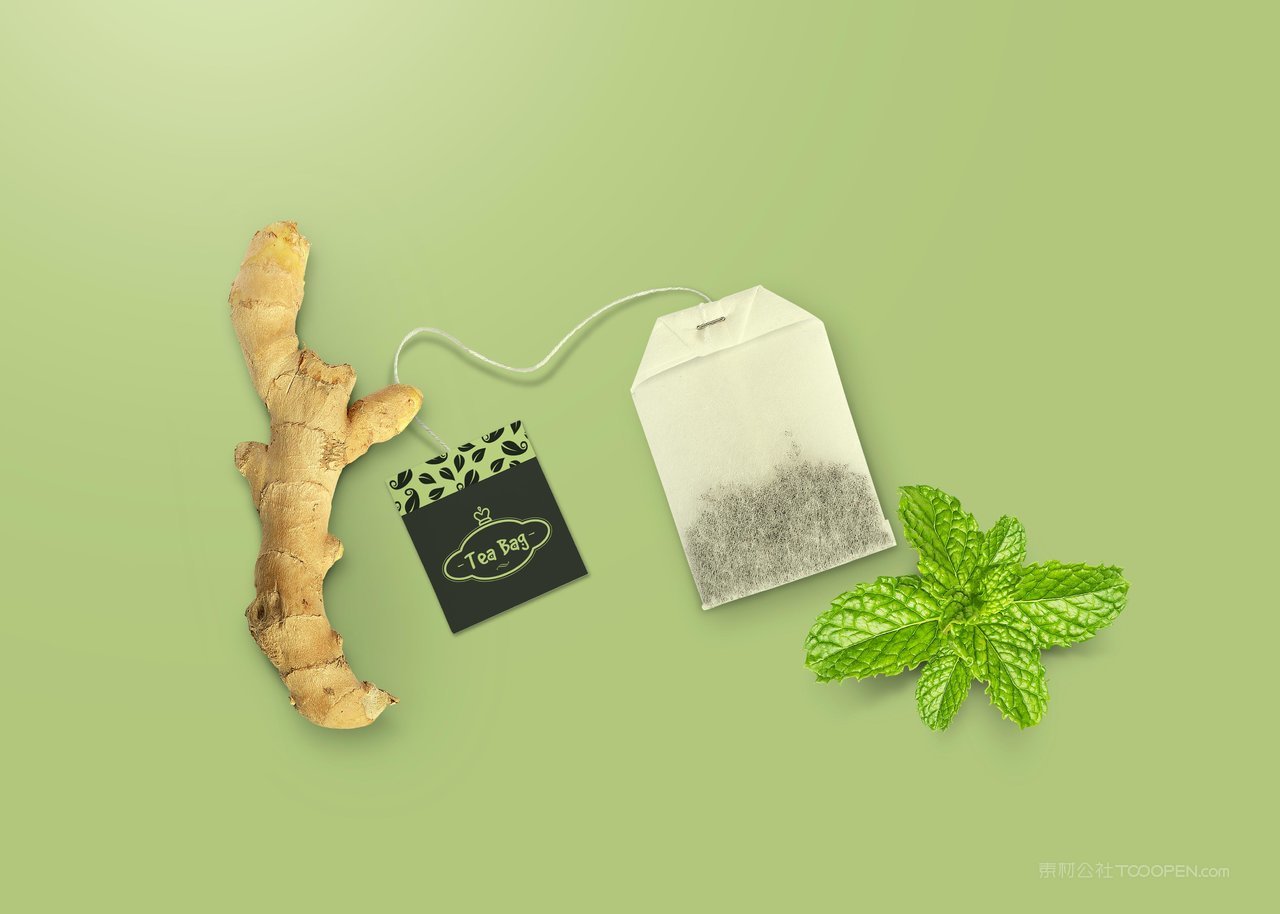 茶叶包茶叶场景样机