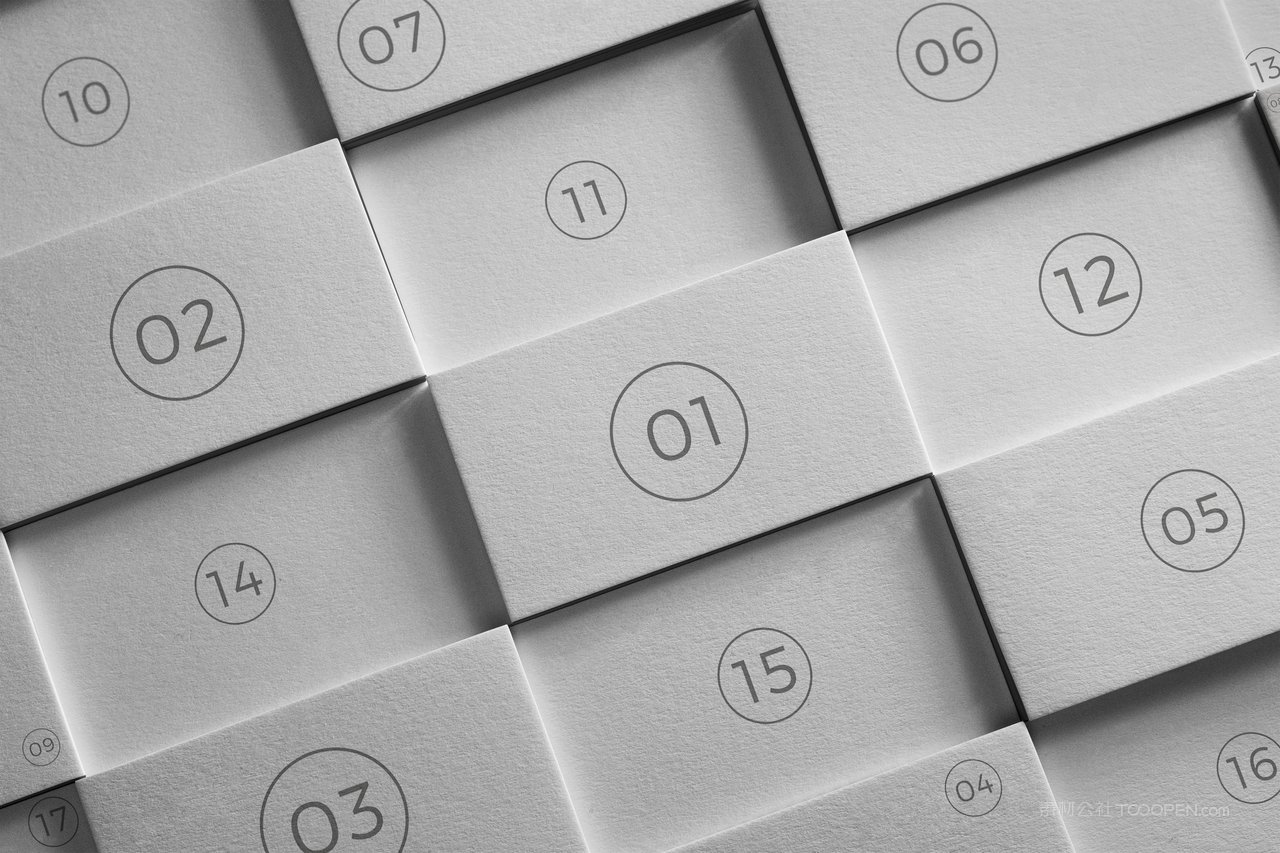 名片咖啡品牌vi样机