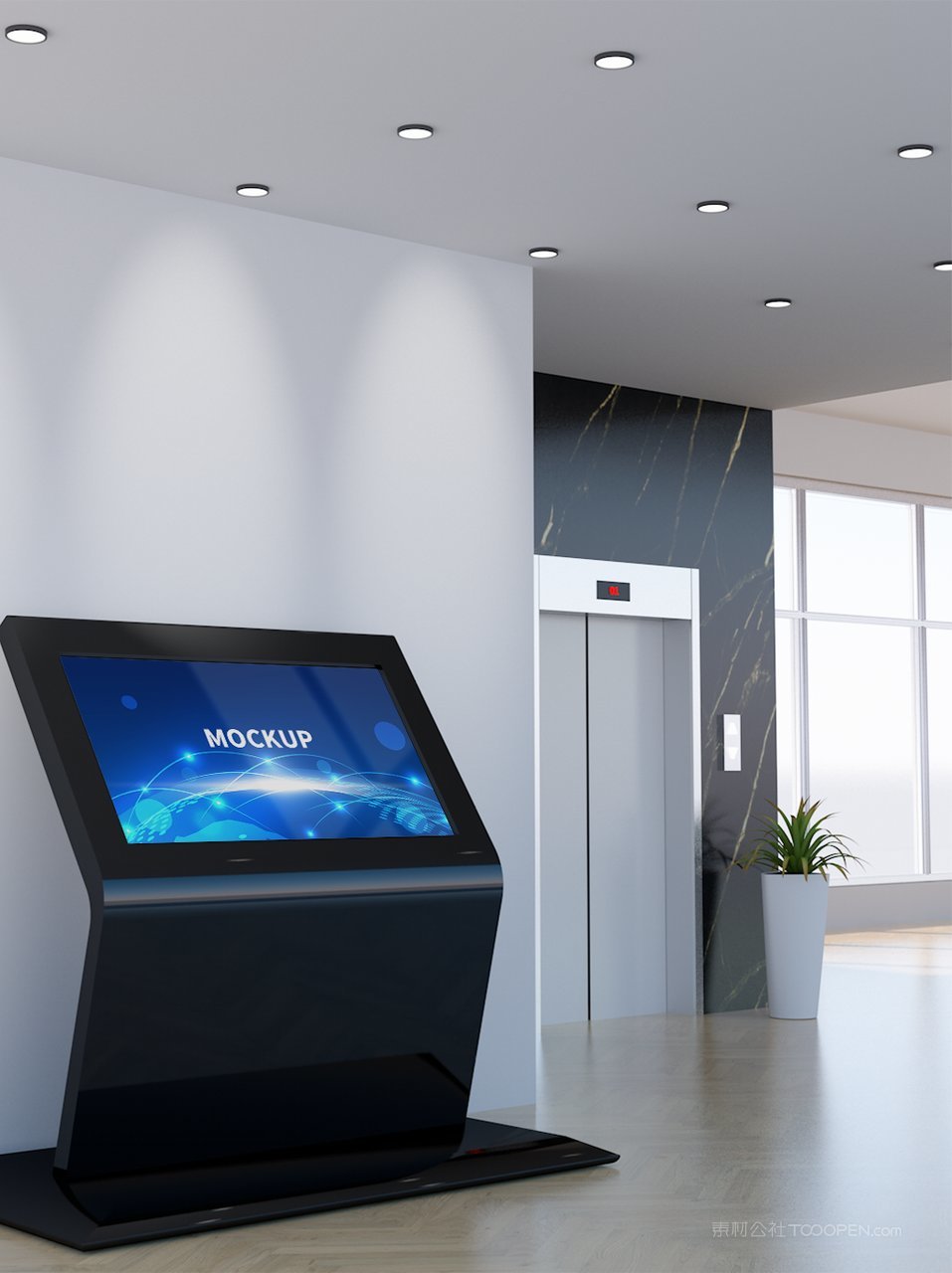 企业vi形象导视牌场景样机 (15)