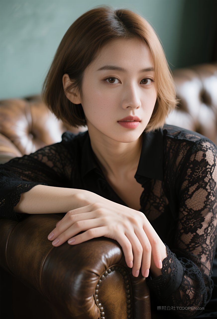 迷人动人女性写真时尚气质美女