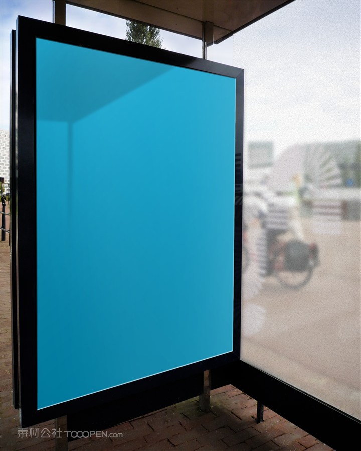 户外大型广告广场广告广告场景广告牌广告位贴图样机设计模板效果VI素材PSD分层