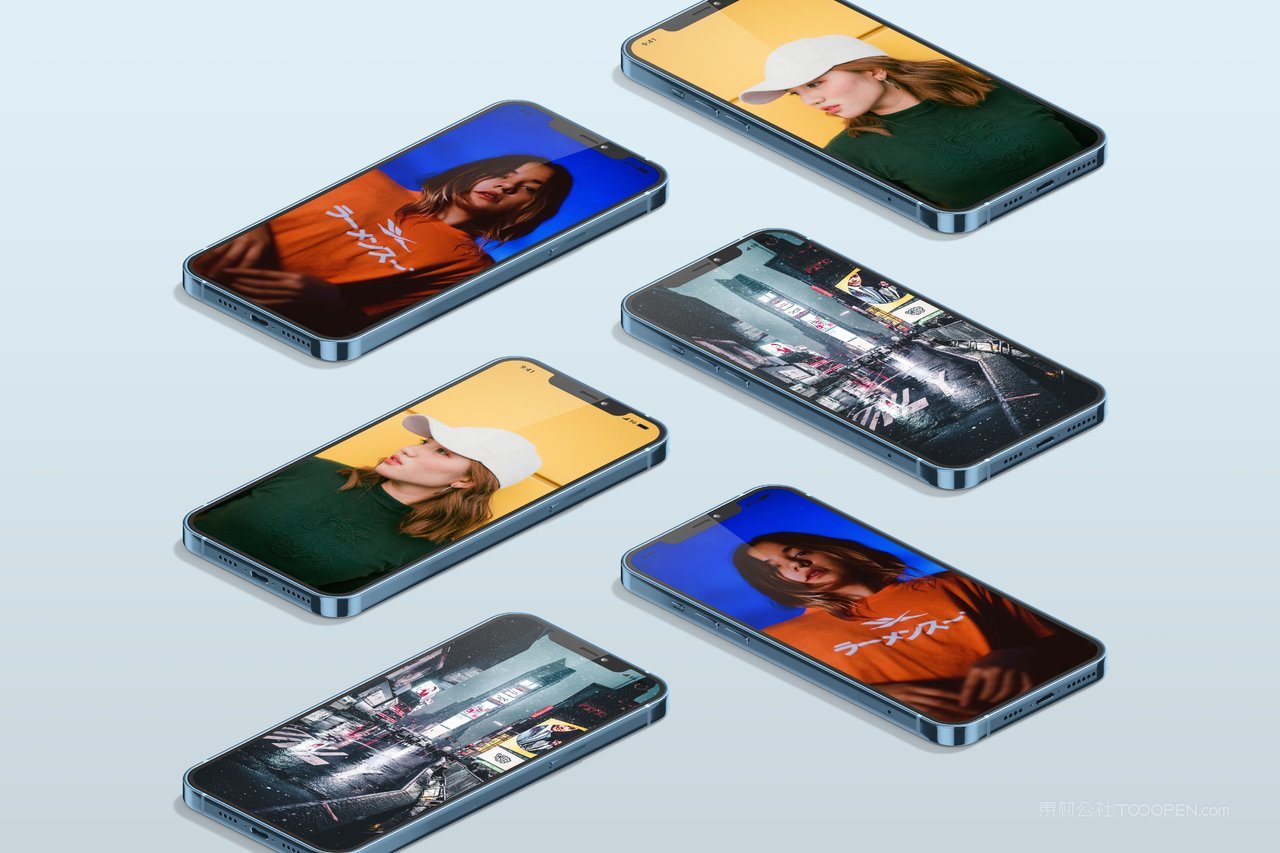 iphone13pro手机光影场景样机 (17)