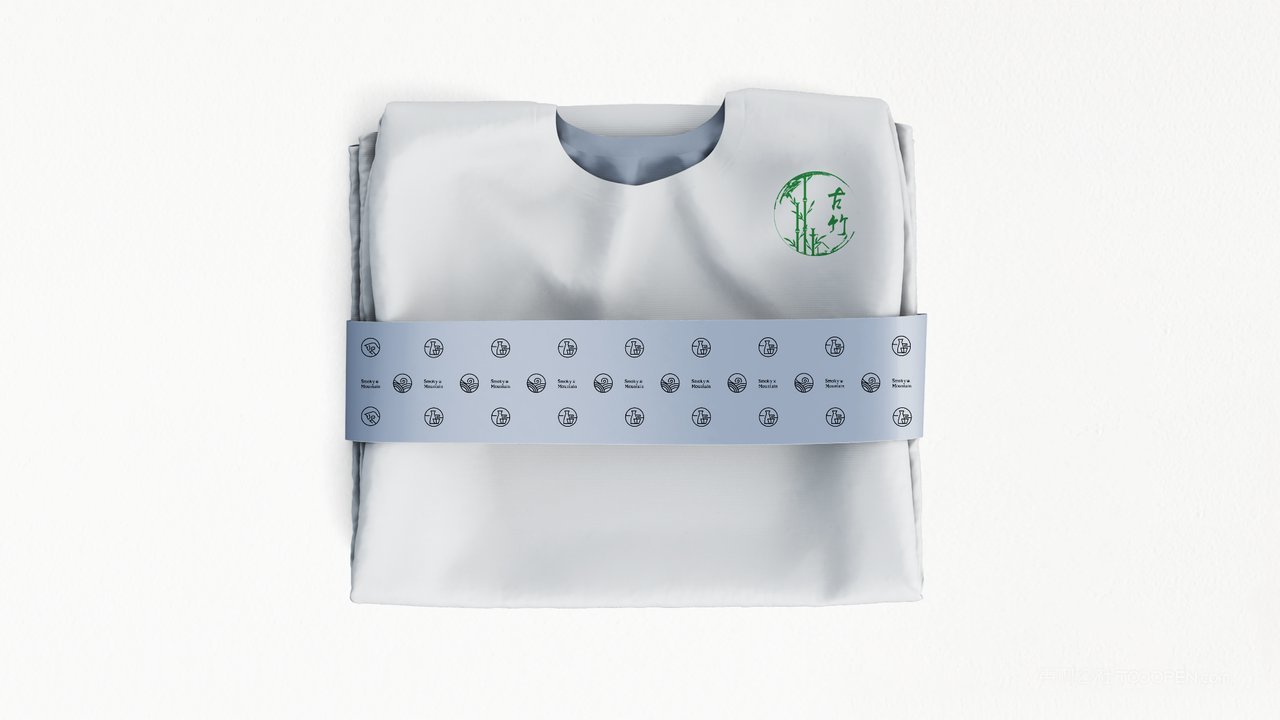 中式客栈民宿睡衣logo展示智能贴图样机 (17)