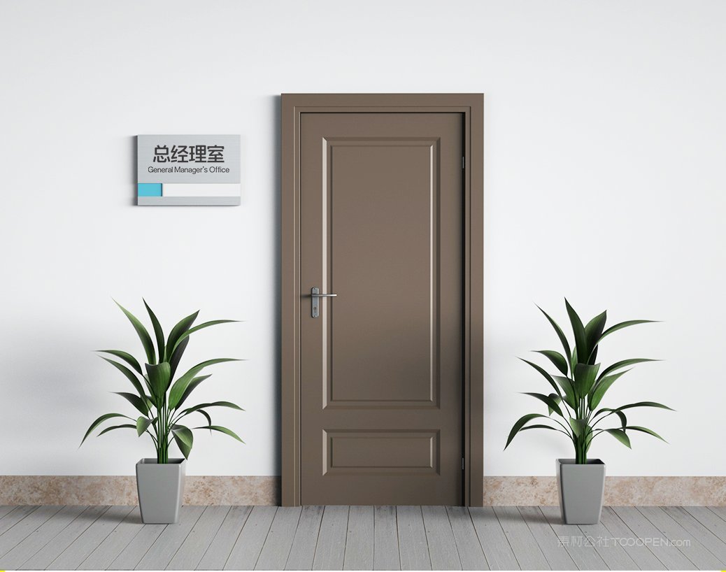 室内办公室导示vi形象导视牌场景样机 (19)