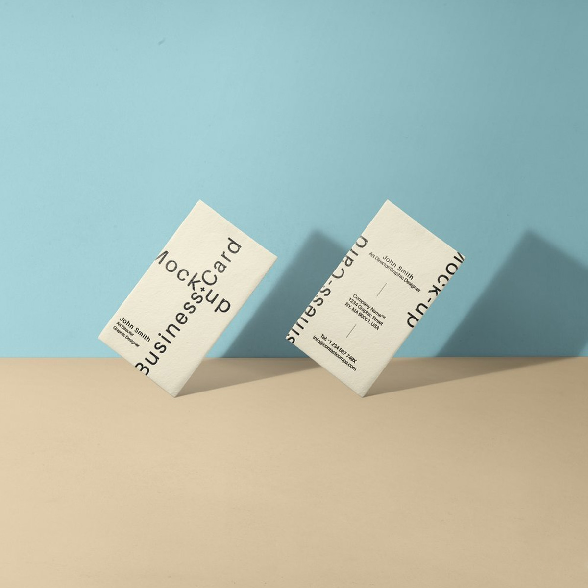 VIS名片样机贴图效果图企业公司卡片设计