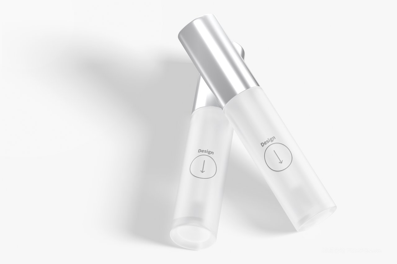 【2136期】高端大气精美妆彩妆口红唇彩唇蜜唇釉多角度包装设计样机 (6)