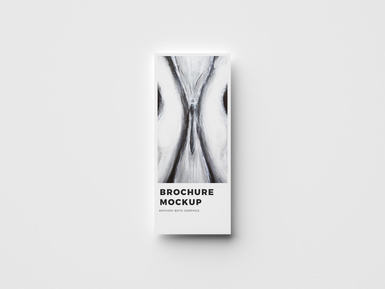 简约的小册子模型样机