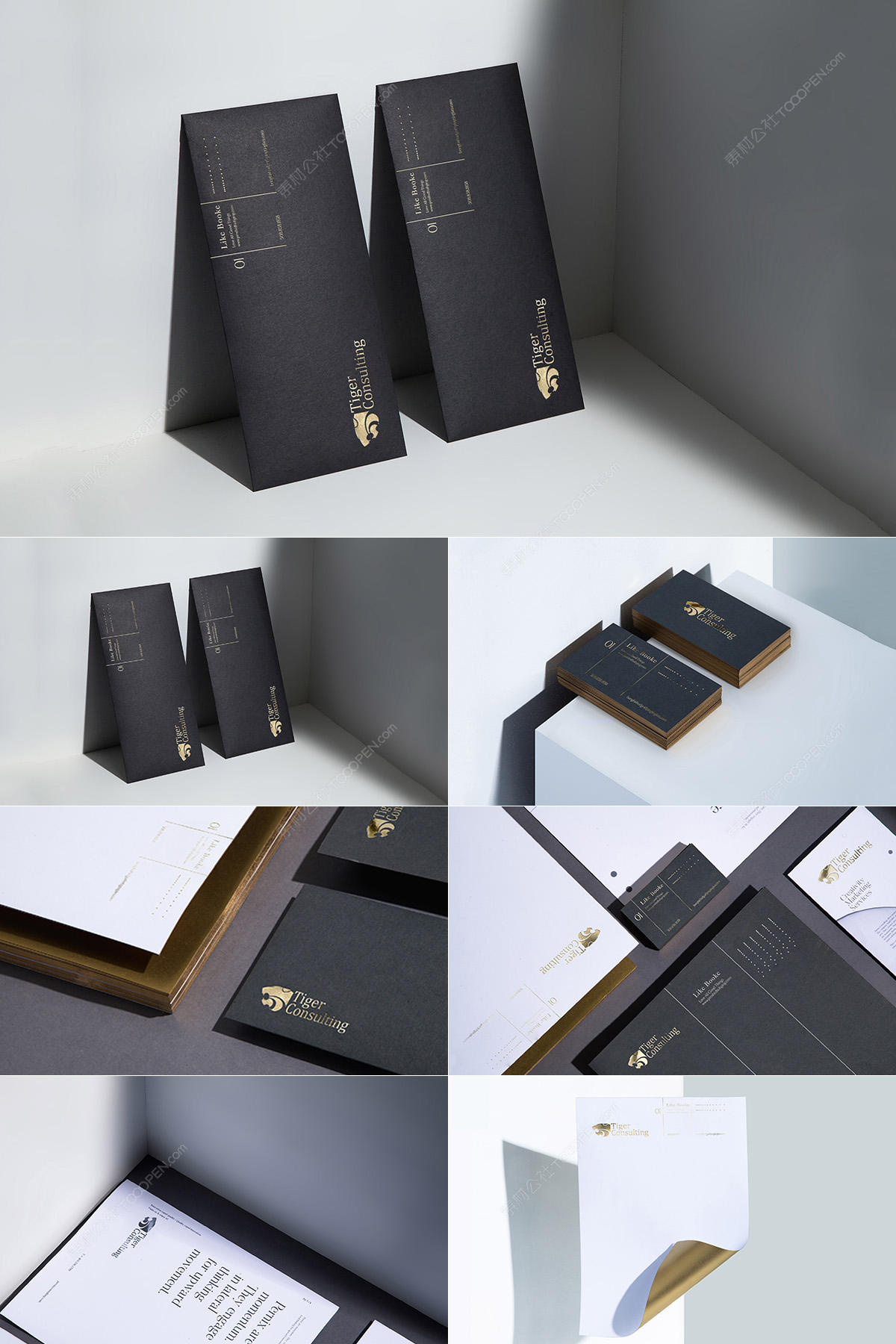 6款轻奢vi样机套图