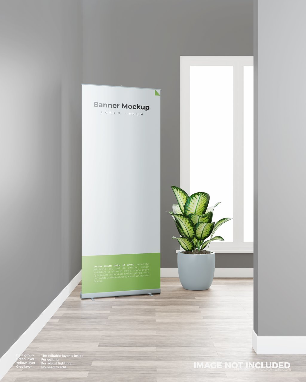 【1983期】易拉宝展架贴图样机 (5)