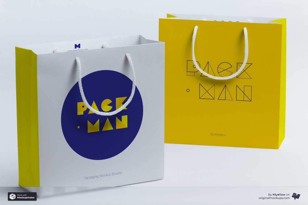 手提袋样机素材